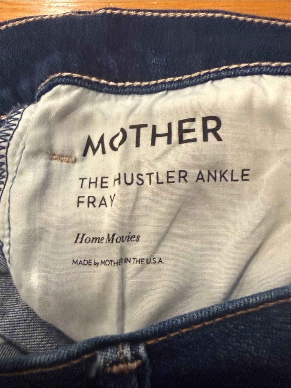 Mother The hustler ankle fray jeans size 32. - Picture 3 of 12